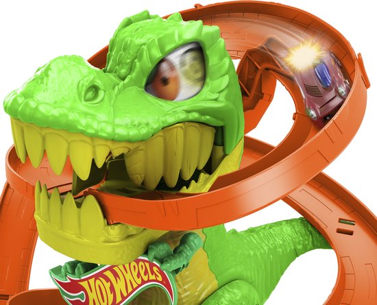 Hot Wheels T-Rex Vurig Gevecht - Loopingbaan