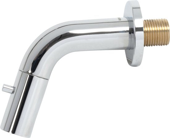 Plieger Lupo 2.0 Toiletkraan – Inbouw fonteinkraan – Wandmodel – Uitloop 10.5 cm – 10 jaar garantie – Chroom