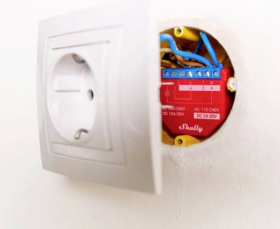 Shelly Shelly Plus 1PM Schakel-meetactor Bluetooth, WiFi Shelly