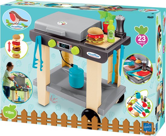 Ecoiffier Speelgoed Barbeque 23-delig