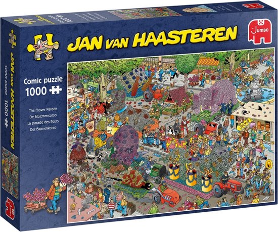 Jan van Haasteren - De Bloemencorso - 1000 stukjes puzzel - Legpuzzel