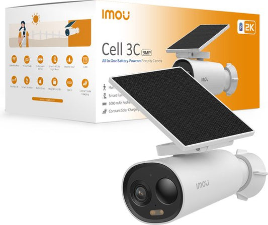 Imou Cell 3C All-In-One - 2K Draadloos Beveiligingscamera Voor Buiten