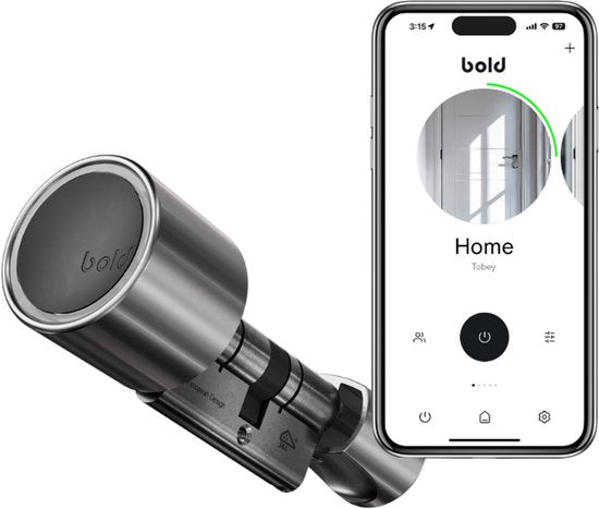 Bold Cilinder - Bold Elite - SX-45 - Slim deurslot - RVS - Zilver