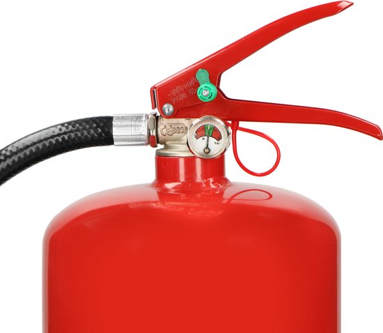 Alecto BS-6 Brandblusser - Schuimblusser 6 liter - Brandklasse AB - Inclusief Ophangbeugel