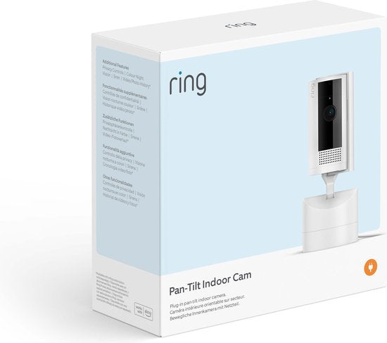 Ring Pan-Tilt Indoor Camera - Wit - Draai- en kantelbaar