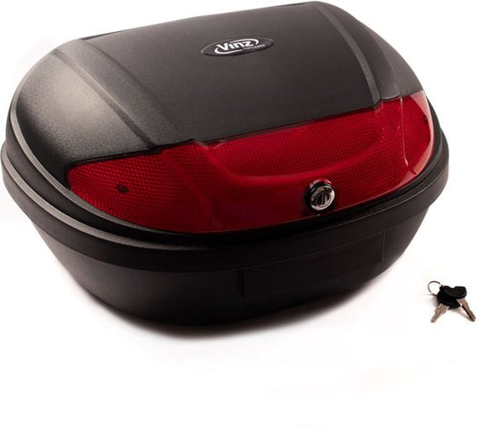 VINZ Milano Topkoffer / Topcase - Koffer voor Scooter of Motor - Universeel - 48 Liter