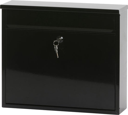 V-Part - Wandbrievenbus Granadan - Galvanized steel Powder Coated - zwart - Brievenbus