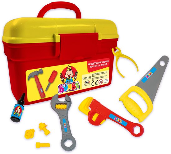 Bumba - Speelgoedgereedschapskoffer - Gereedschapskoffer met tools - 25 delig
