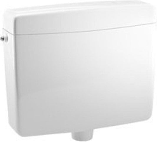 Plieger Spree laaghangend reservoir met waterbesparende toets voor spoelonderbreking - Dualflush - Wit - Stortbak (Instelbaar 6/9 liter)