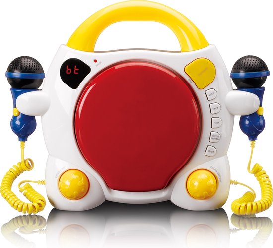 Lenco Karaokeset voor Kinderen – Draagbare CD-speler met Microfoons