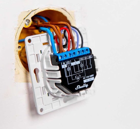 Shelly Shelly Plus 2PM Schakel-meetactor WiFi, Bluetooth