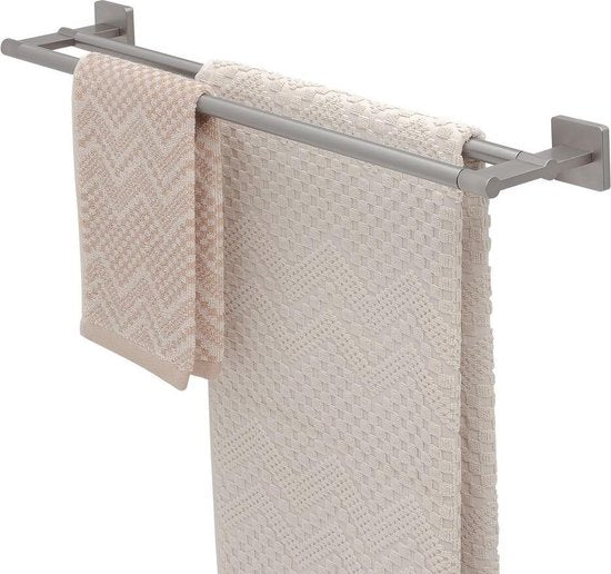 Tiger Dock Handdoekrek dubbel - RVS geborsteld