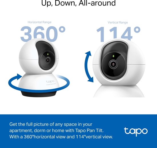 Tapo C220 Beveiligingscamera binnen - 2K 4MP QHD - Pan Tilt