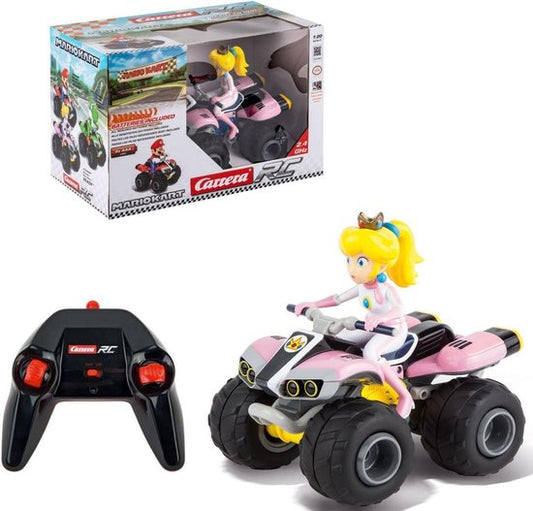 Carrera RC voertuig Auto - RC Mario Kart - Peach - Quad 2,4GHz RC Model Kant en Klaar - Carrera