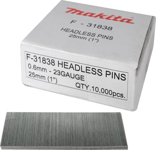 Makita F-31838 Pin Gegalvaniseerd - 0,6x25mm (10.000st)