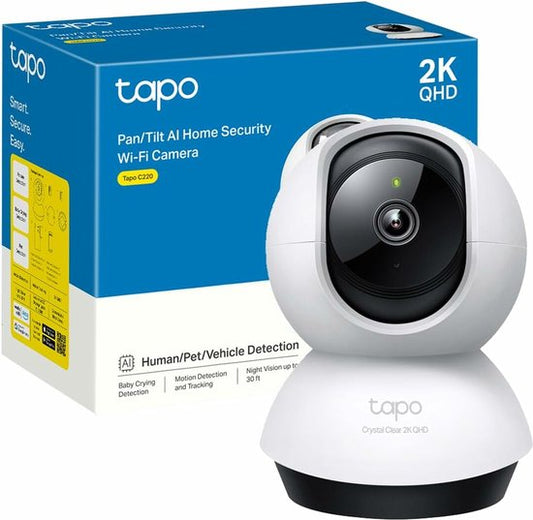 Tapo C220 Beveiligingscamera binnen - 2K 4MP QHD - Pan Tilt