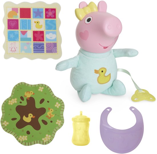 Hasbro Peppa Pig knuffel Evie - pluche speelgoed voor kinderen.