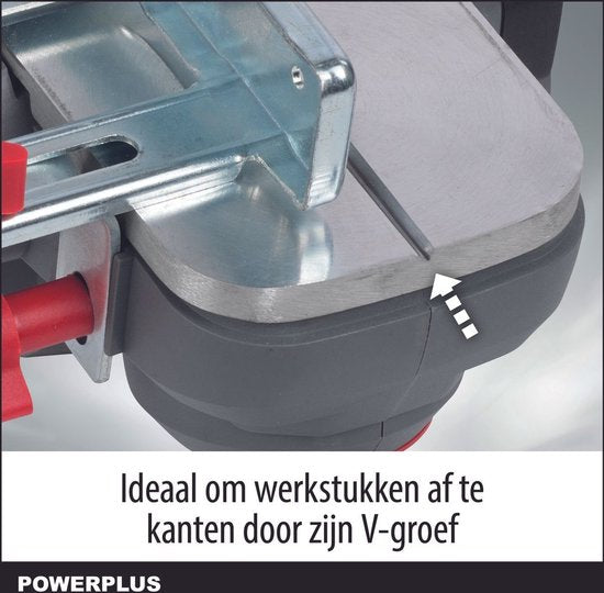 Powerplus POWE80030 Schaafmachine - 900W - Zijgeleider - Schaafdiepteinstelling - Opvangzak - Incl. 2 messen