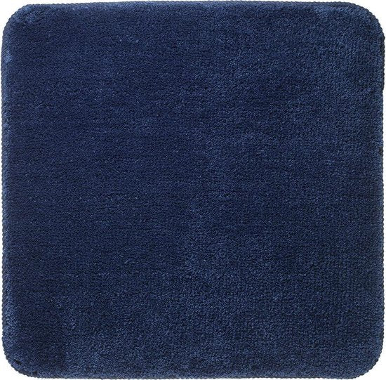 Sealskin Angora - Badmat 60x60 cm - Polyester - Donkerblauw