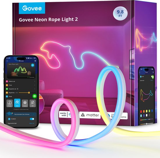 Govee Neon Rope Light 2 White (3m)
