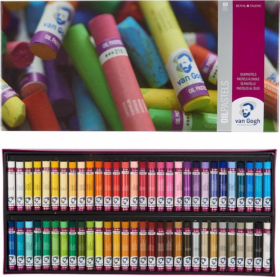 Van Gogh Complete collectie-set oliepastels met 60 kleuren