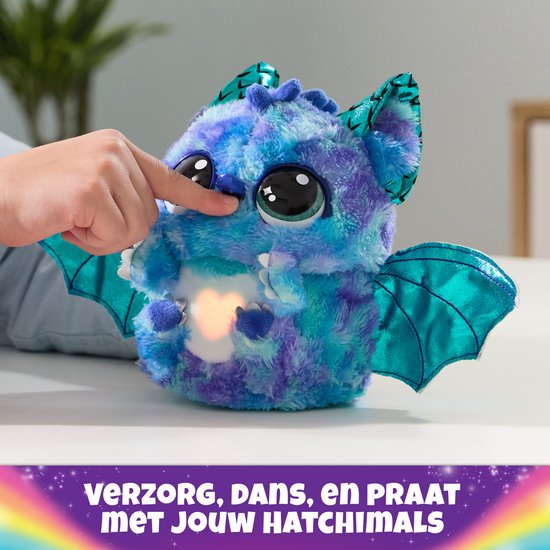Hatchimals Alive - Mystery Hatch Draggle - Interactief verrassingsspeelgoed in een ei met mist, lichtjes en geluiden