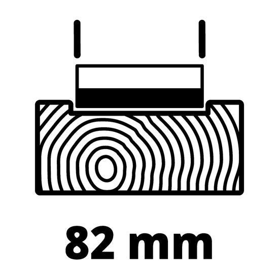 Einhell Elektrische Schaafmachine TC-PL 750 - 750 W - Schaafbreedte: 82 mm - Maximale spaandiepte: 2 mm - Omkeerbare frees
