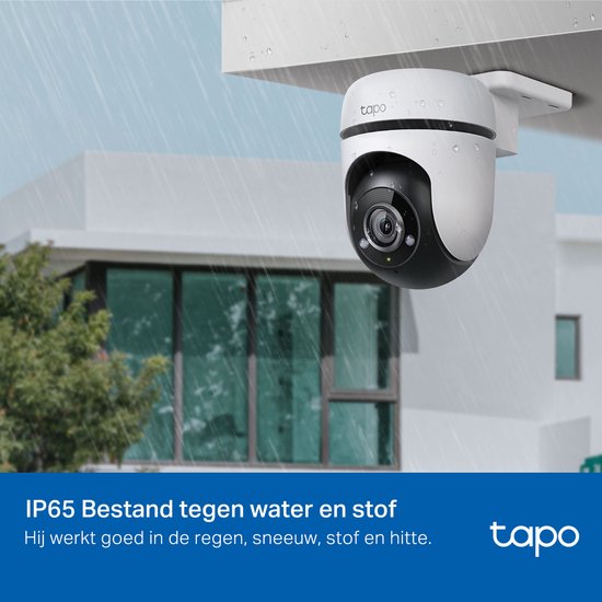 Tapo C500 Beveiligingscamera buiten - Full HD - 360° horizontaal & 130° verticaal - IP65-WiFi Camera