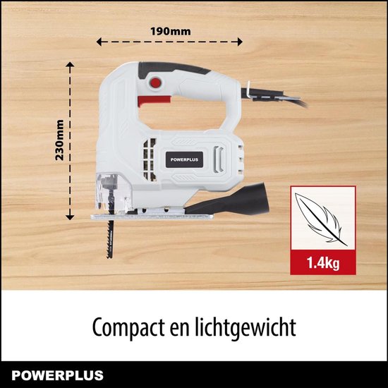 Powerplus elektrische decoupeerzaag POWC20110 - 400 W
