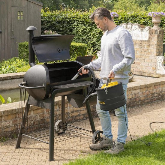 Powerplus elektrische aszuiger POWX3013 - 1 600W as stofzuiger voor BBQ, kachel, brander - 20l tank - max. 40°