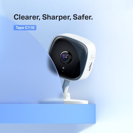 Tapo C110 Beveiligingscamera binnen - 3MP -Ultra HD