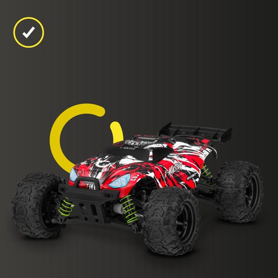 Overmax X-Monster 3.5 RC Auto – 4x4 – 1:18 Schaal – 30 km/h - Bereik 100 m – 2 Accu’s (40 min) – Extra Carrosserie – Offroad – TUV-gecertificeerd