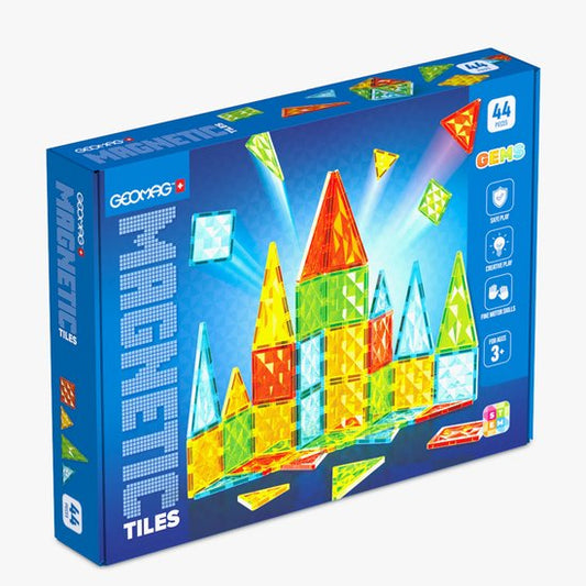 Geomag MagiCube - Educatief kinderspeelgoed - Magnetische tegels - Gerecycled kunststof - Milieubewust - 44-delige set