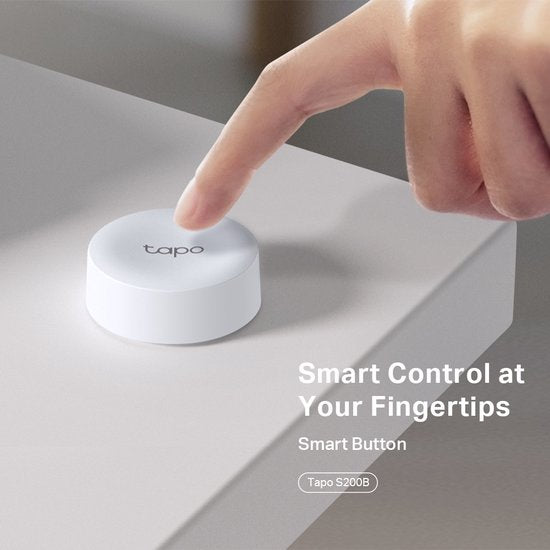 TP-Link Tapo S200B - Draadloze schakelaars - One-Click Alarm - Control From Multiple Locations