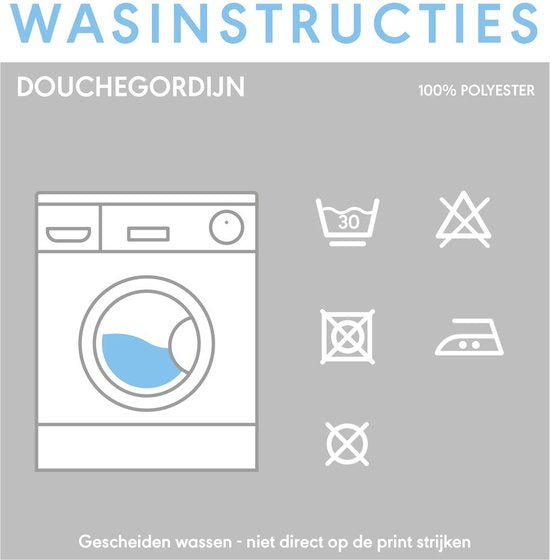 Sealskin Madeira Douchegordijn 120x200 cm - Polyester - Grijs