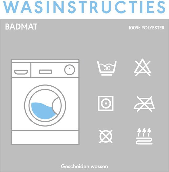 Sealskin - Angora Badmat 60x90 cm - Polyester - Donkerblauw