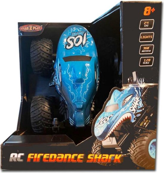 Gear2Play RC Firedance Shark 1:20 - Incl. oplaadbare batterij - met licht en muziek