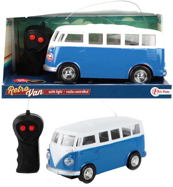 RC Bestuurbare Auto Retro Busje met Licht