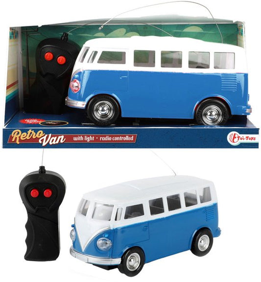 RC Bestuurbare Auto Retro Busje met Licht