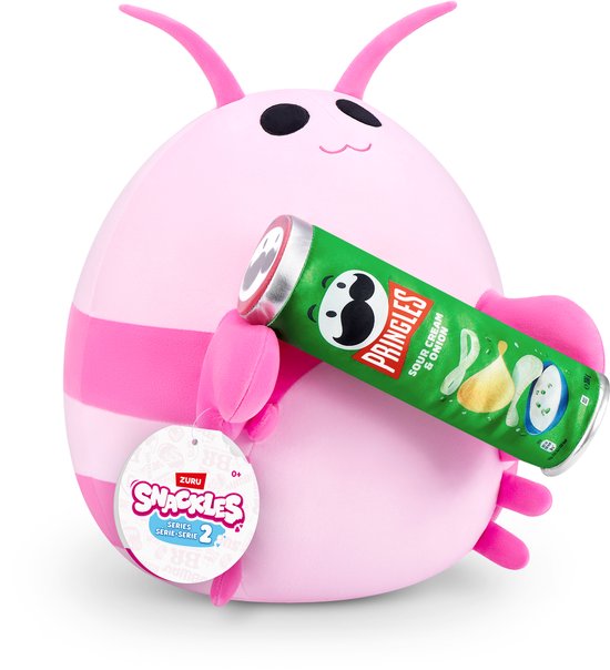 Snackles Series 2 - Garnaal Lily met Pringles - 38 cm van ZURU