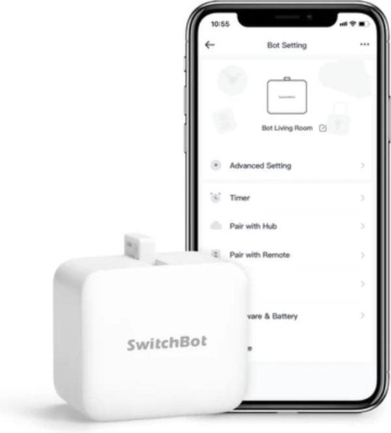 SwitchBot White - Smart afstandsbediening - Smart Home - Draadloos