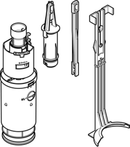 Geberit bodemventiel Twico - oud model