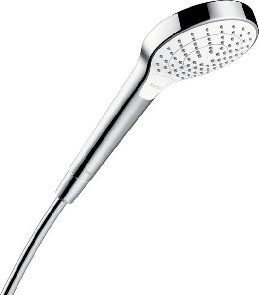 hansgrohe Croma S - Handdouche - Select-knop bediening - wit/chroom