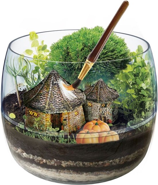 Clementoni -Harry Potter Terrarium - Hagrids Fantastische Hut - Planten experimenteerset - vanaf 7 jaar