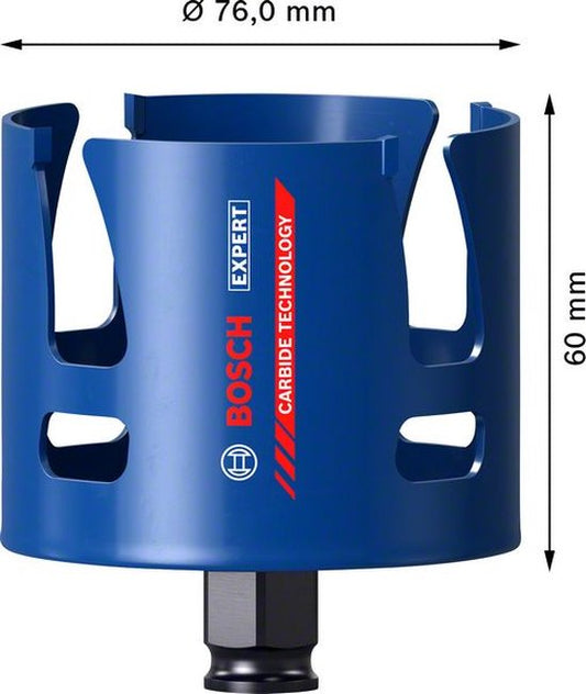 Bosch 2608900473 EXPERT Power-Change gatzaag Construction Material 76mm