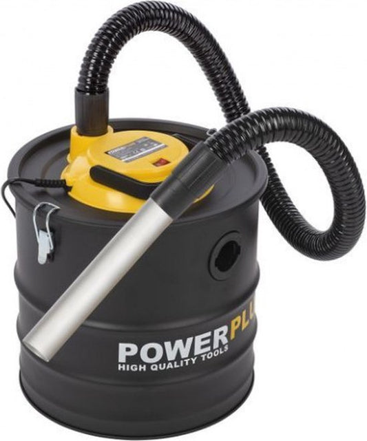 Powerplus elektrische aszuiger POWX3013 - 1 600W as stofzuiger voor BBQ, kachel, brander - 20l tank - max. 40°