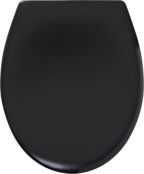 Tiger Ventura - WC bril - Toiletbril met deksel - Soft Close - Easy Clean functie - Duroplast - Zwart