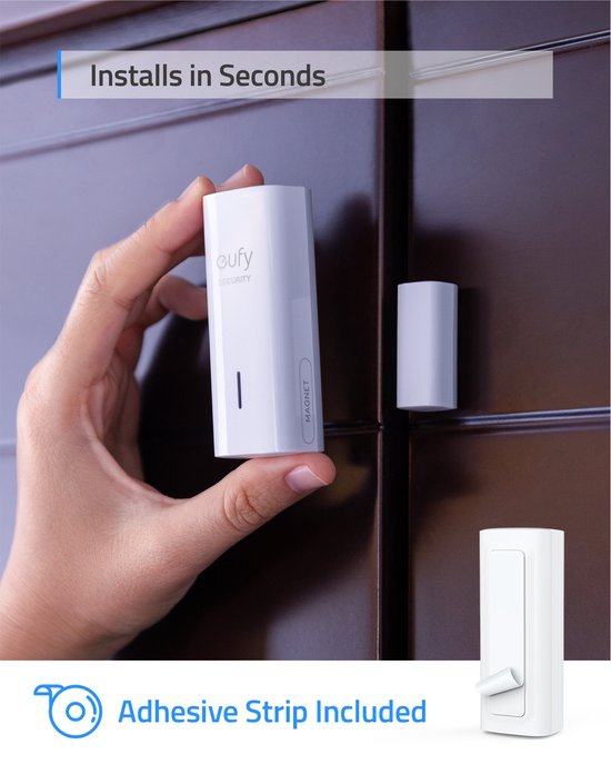 Eufy Draadloze deur- raamsensor - Batterij