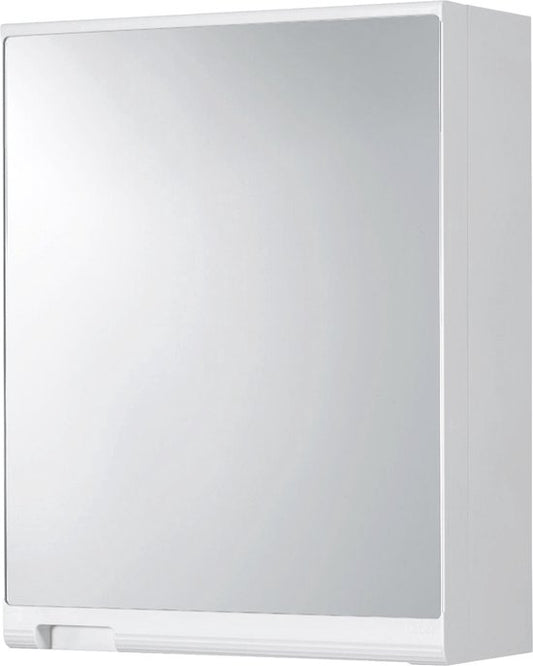 Differnz Spiegelkast - Kast met Spiegel - Badmeubel met 1 Deur - Badkamerkastje - Wit - 45x15x35cm
