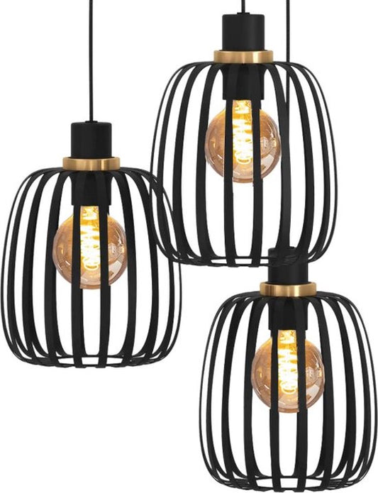 EGLO Pocicas Hanglamp - E27 - Ø 35 cm - Zwart